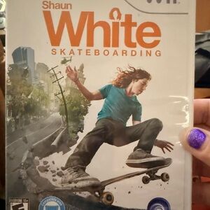 Shaun White Skateboarding Wii Game - Black and White